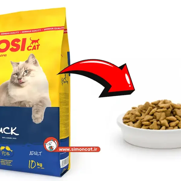 غذای گربه جوسی کت اردک