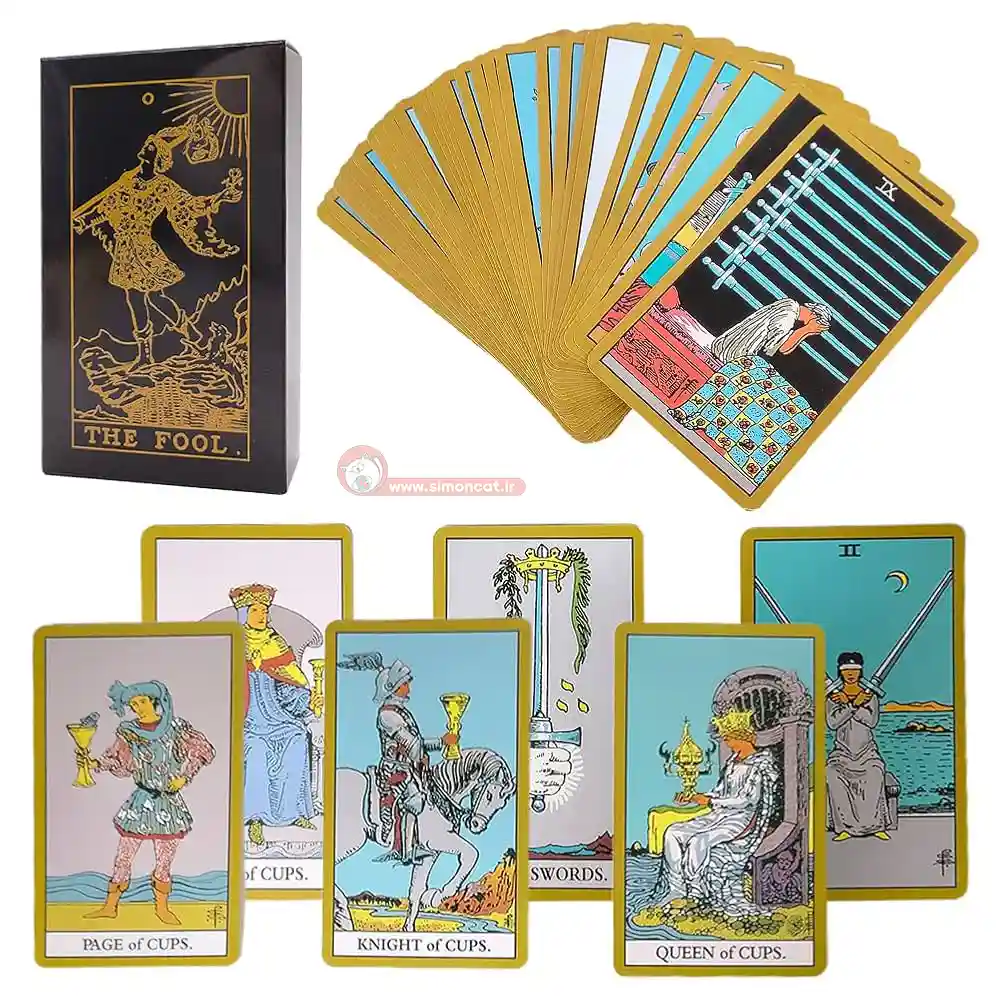 نمونه ای از کارت های تاروت