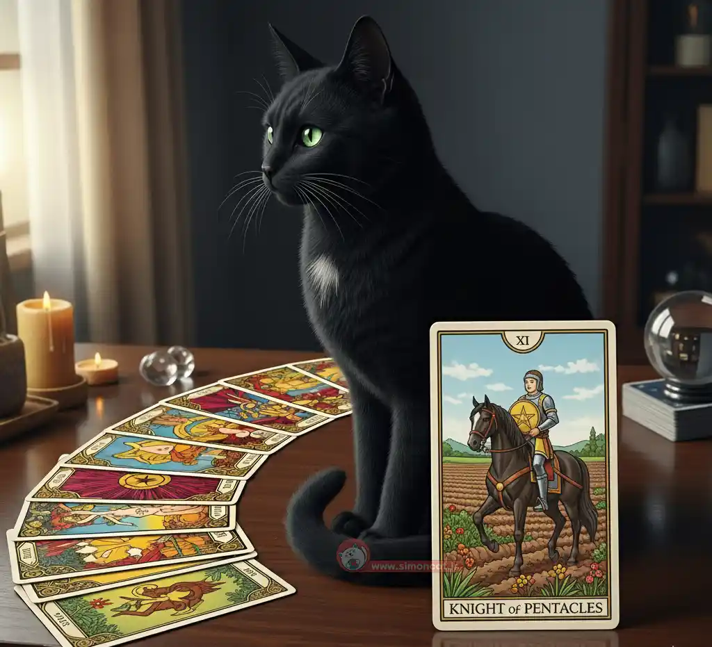 گربه و کارت های تاروت