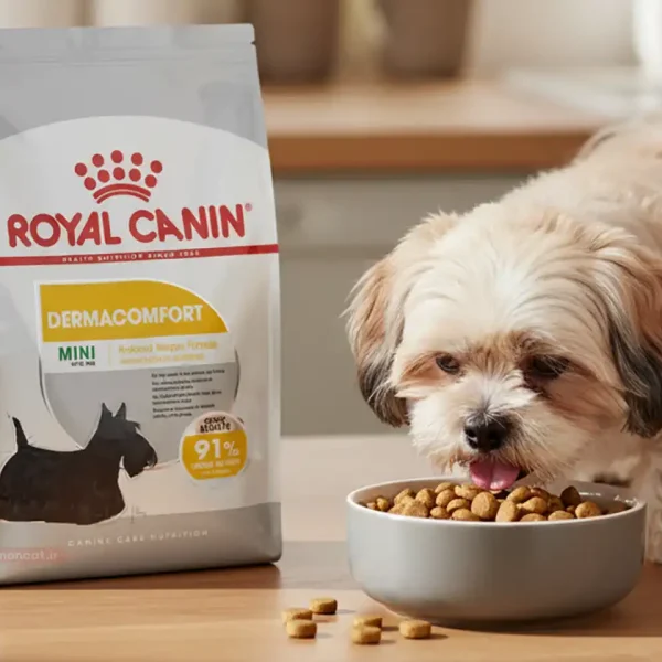 غذای سگ رویال کنین مدل مینی درماکامفورت