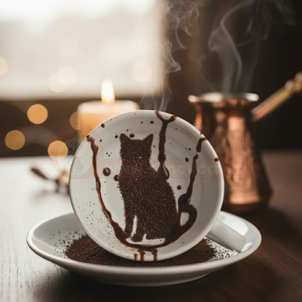 فال قهوه پایین فنجان