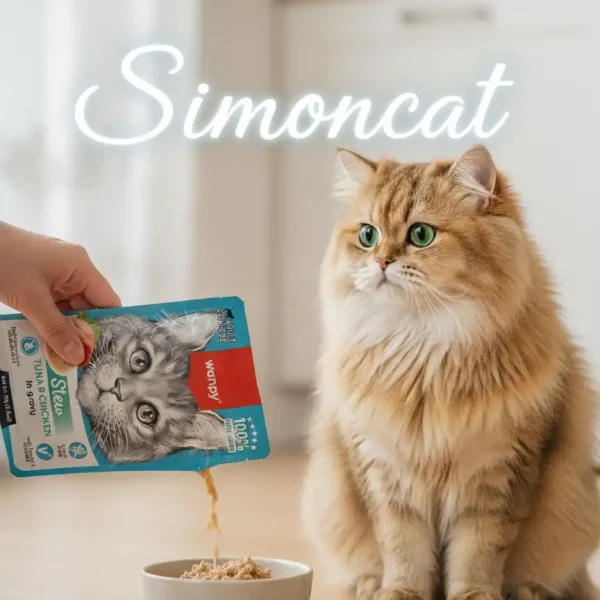 غذای مرطوب گربه نژاددار