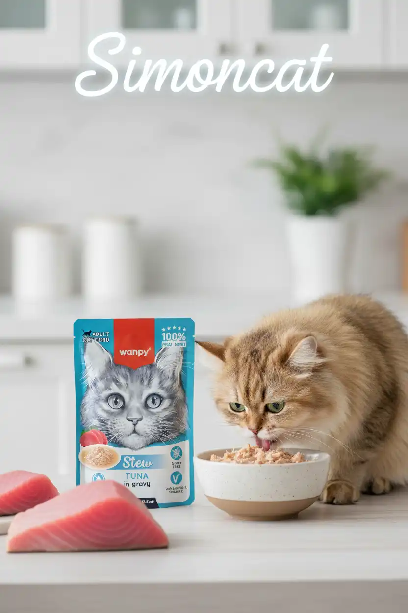 پوچ تن ماهی گربه خانگی