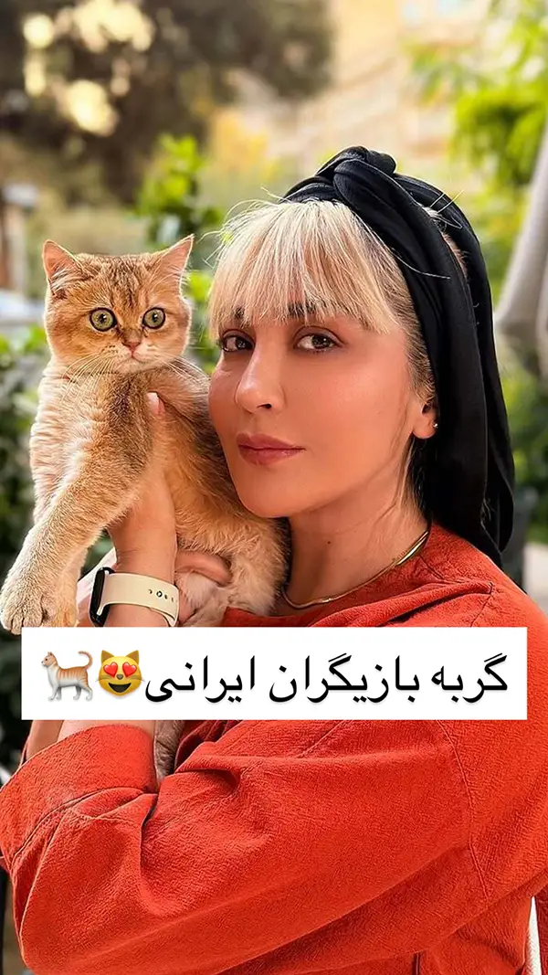 گربه بازیگران ایرانی