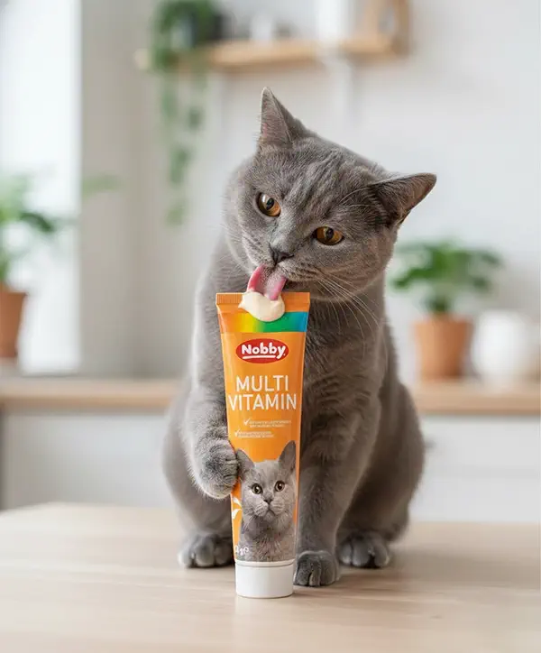 خمیر مولتی ویتامین گربه نوبی Nobby multivitamin