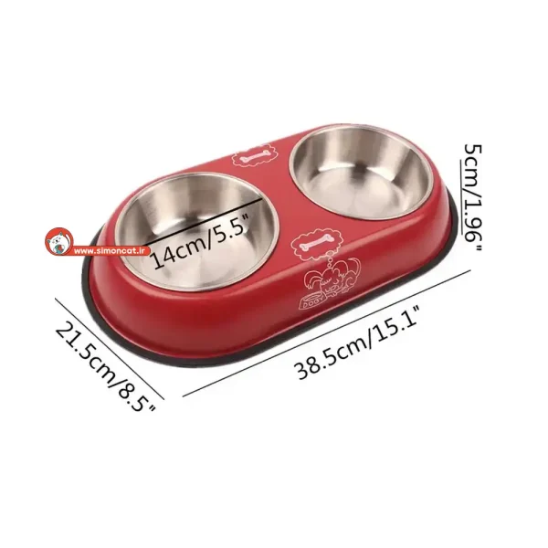 ظرف آب و غذای حیوانات خانگی