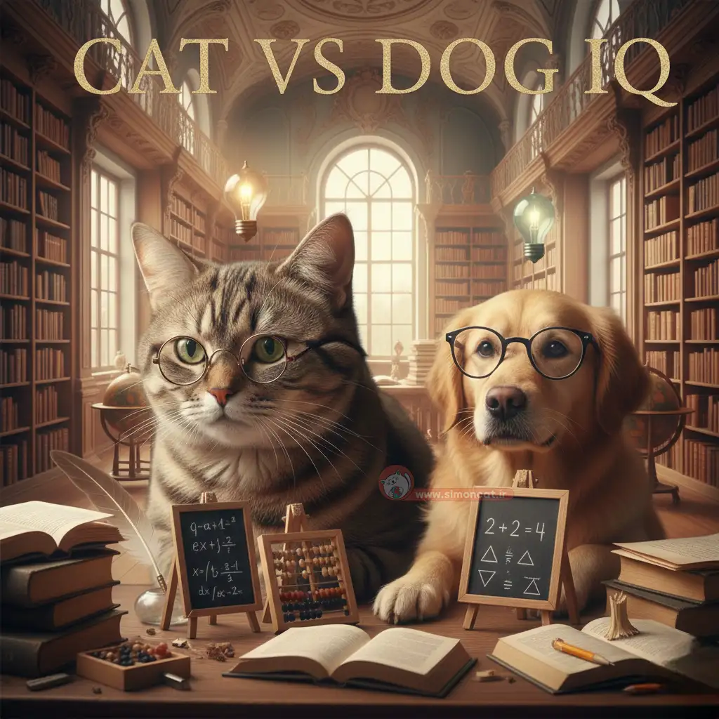 هوش گربه نسبت به سگ