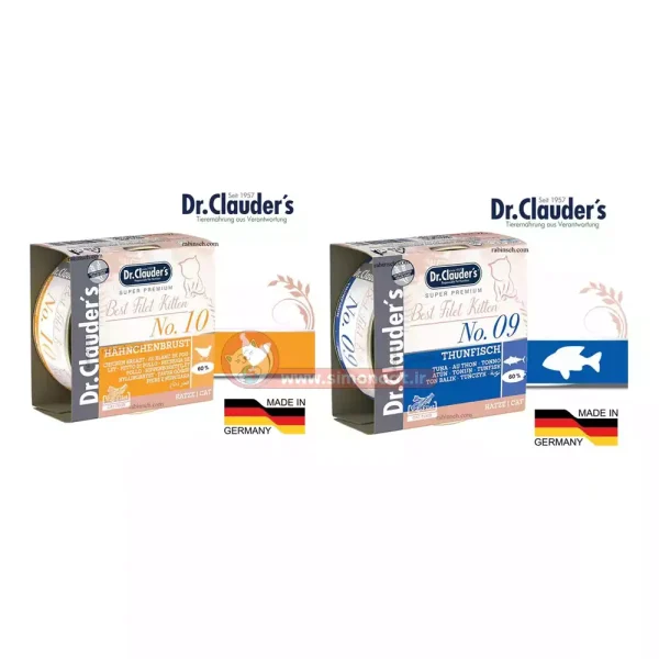 کنسرو نچرال بچه گربه کیتن دکتر کلادرز