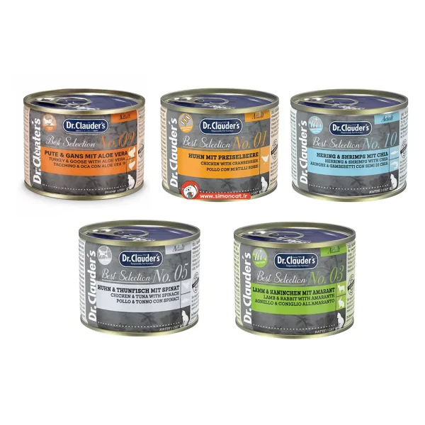 کنسرو پته ای گربه دکتر کلادرز