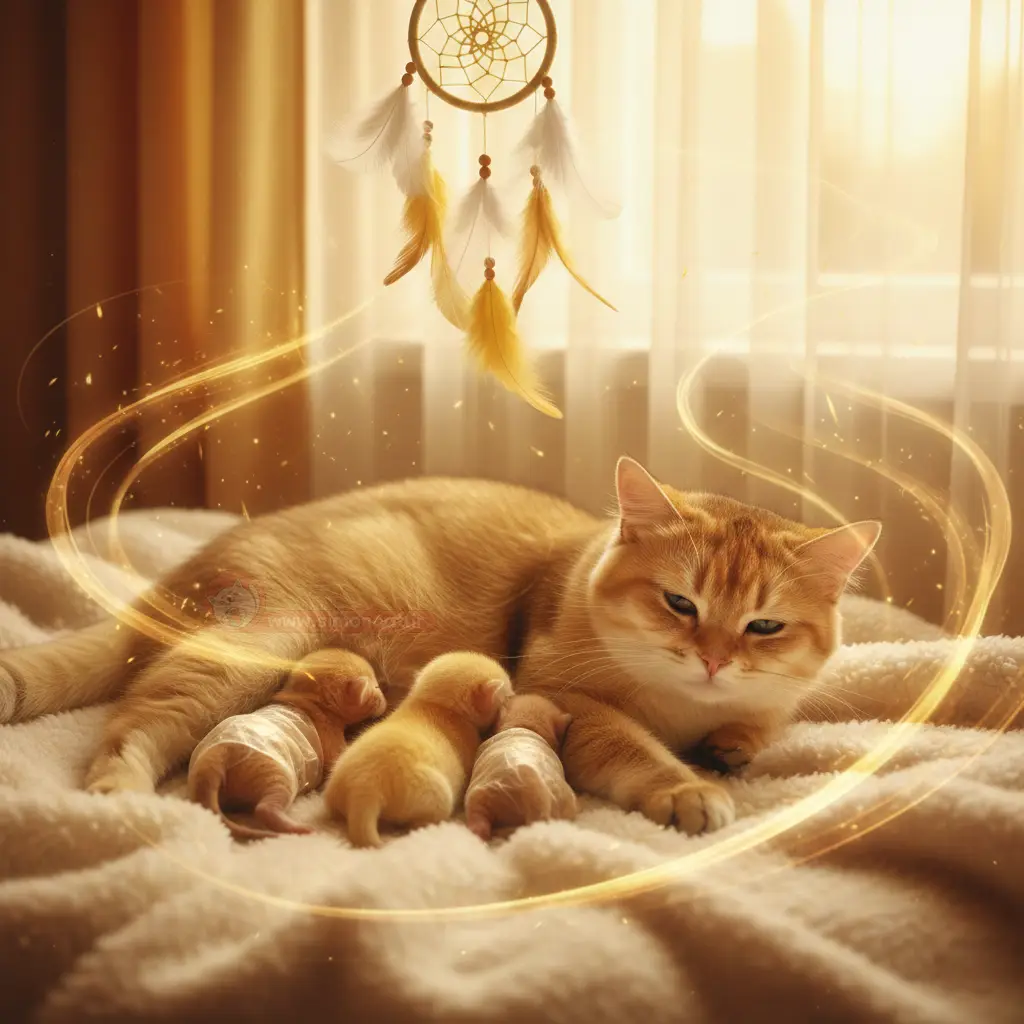 تعبیر خواب زایمان گربه زرد