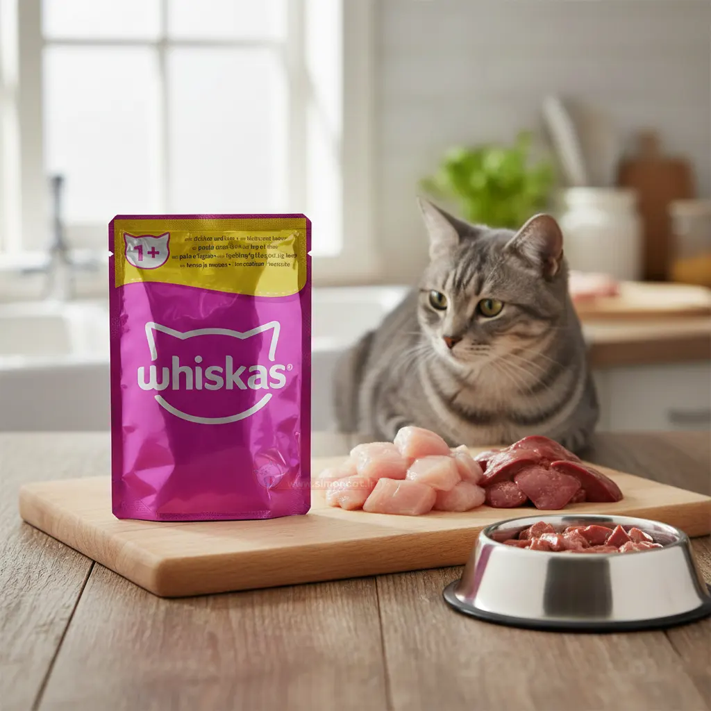 پوچ گربه مرغ و جکر ویسکاس