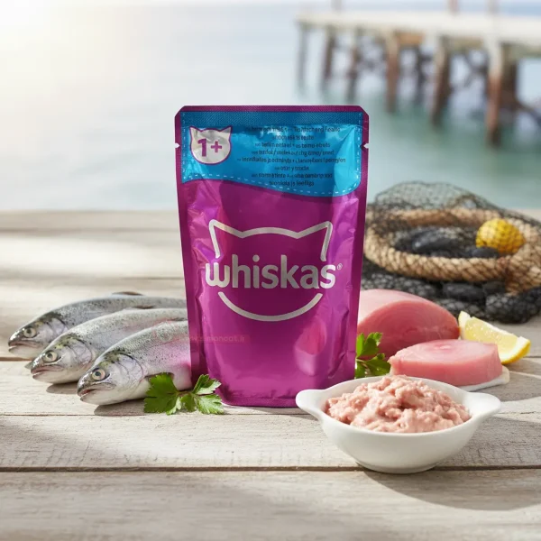 پوچ گربه ویسکاس طعم ماهی