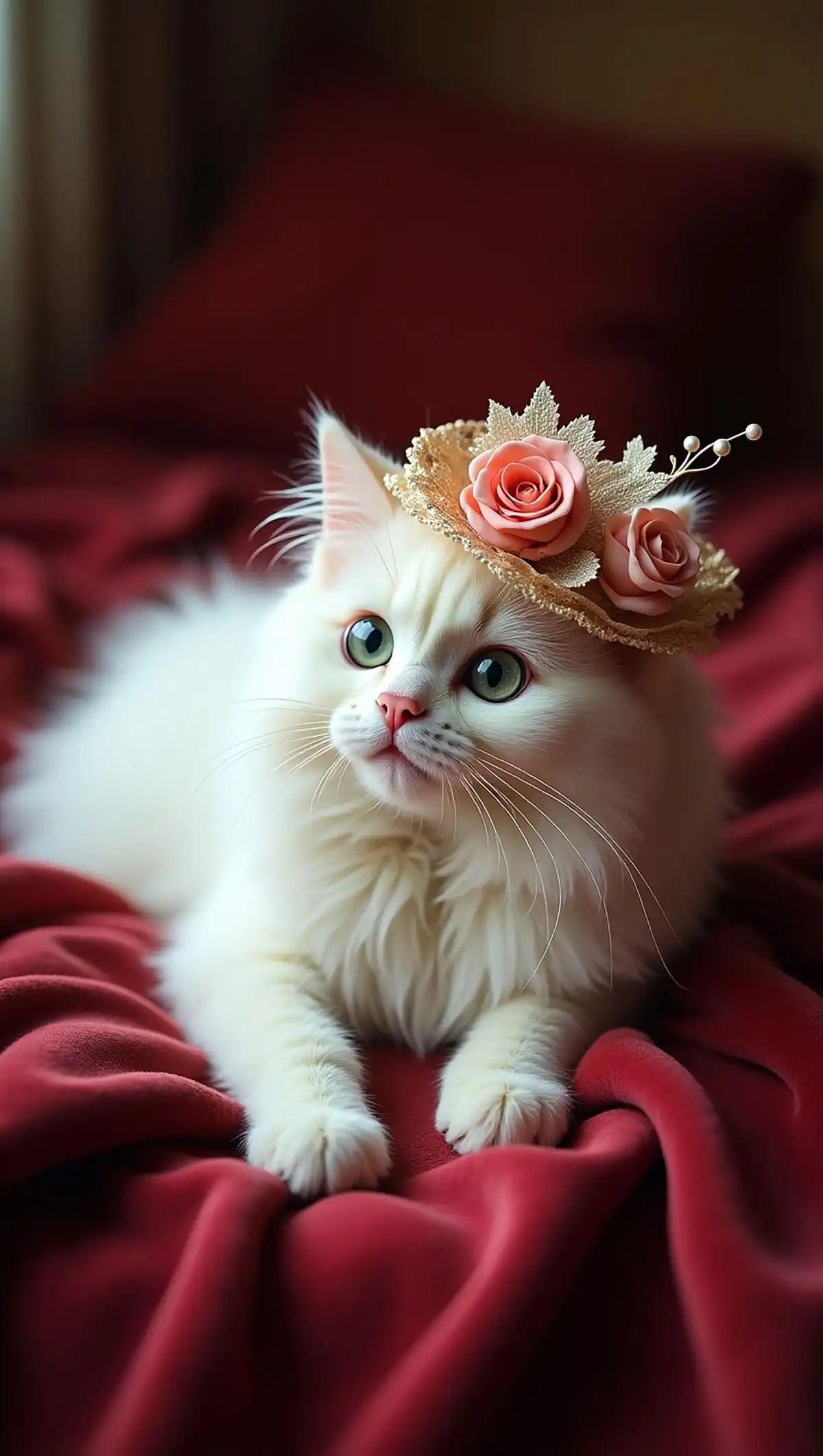 گربه جذاب چشم سبز